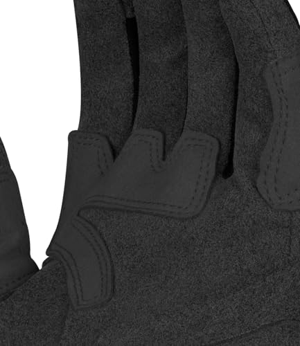 Image of Rynox Urban Pro 2 Gloves - Cuff Length Motorcycle Riding Gloves | Impact Protection | Scaphoid Protection | Abrasion Resistance - All Black, Small