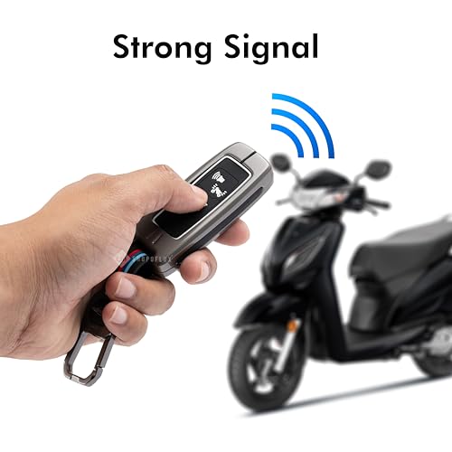 Image of SHOPOFLUX Metal Key Cover Compatible with Honda Activa | Dio H-Smart
