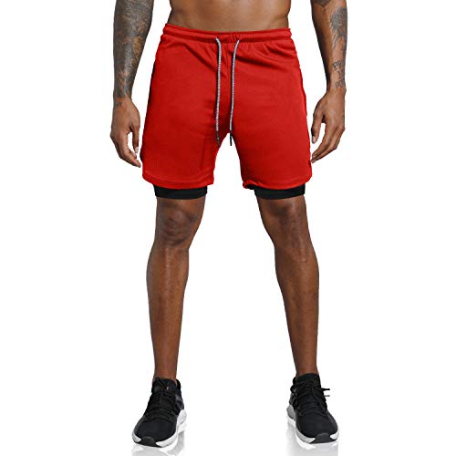 Image of IVAAN Black Polyester Shorts for Running- Regular, Gym