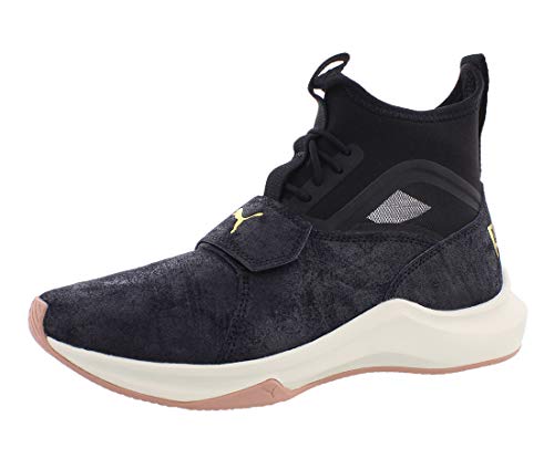 PUMA Phenom Shimmer Womens Shoes Size 7.5, Color: Black