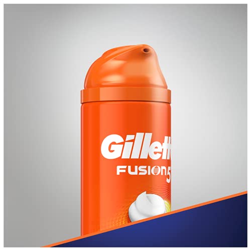 Gillette Fusion5 Ultra Sensitive Shaving Foam for Men, 250 ml, Soothes & Protects Sensitive Skin Leaving It Clean & Comfortable - Image 3