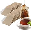NEPAK 600 Stück Einweg Teebeutel Originalfarbe Filterpapier teebeutel für Losen Tee leer（6 * 8cm）