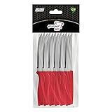 Faca Churrasco Pop Color 12 Peças Vermelho Gourmet Mix