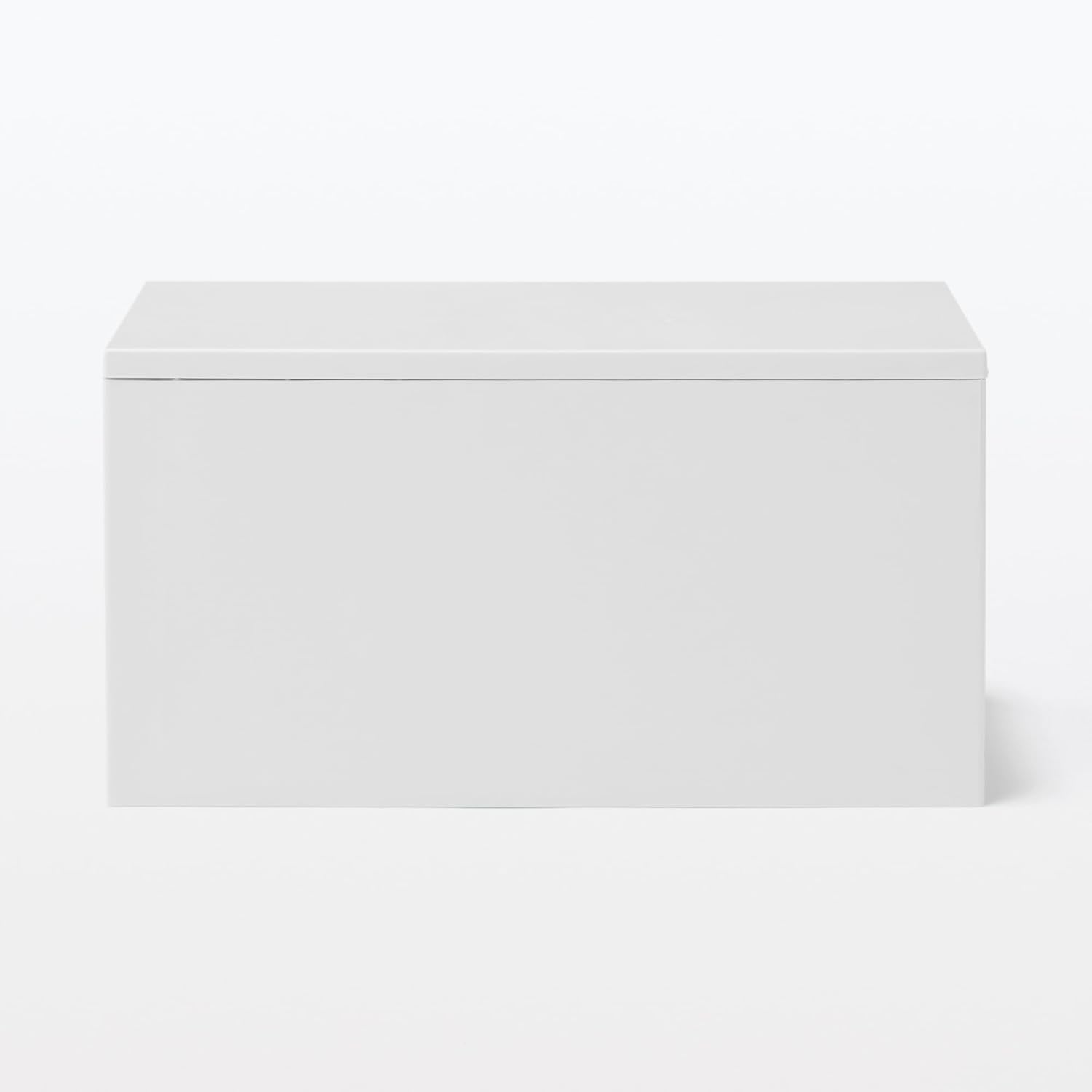 無印良品 MUJI 84425035 Recycled Polypropylene Storage Stocker, Extra Medium, White Gray