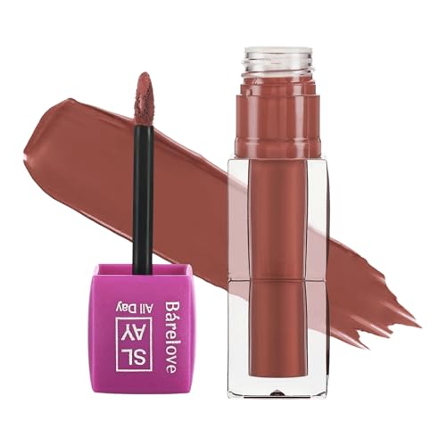 Image of BARELOVE SLAY All Day Non-Drying Liquid Lipstick for Women with Matte Finish One Swipe Application | Highly Pigmented |Smooth Glide Formula | Long Lasting | Transferproof | 12 ml | 829-HONEY BLOOM