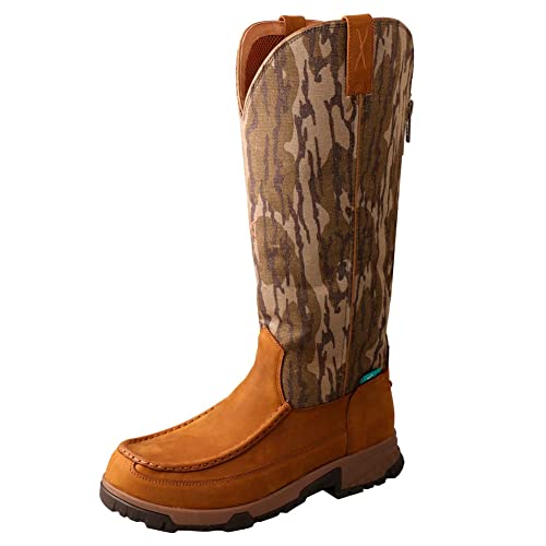 Twisted X Men's 17" Snake Boot, Moc Toe with CellStretch,
