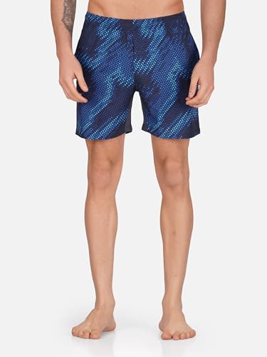 Image of NEVER LOSE Mens 5 inch Swim Trunks with Zipper Pockets Quick Dry Beach Board Shorts for Men Swimsuit Swimwear with Mesh Lining