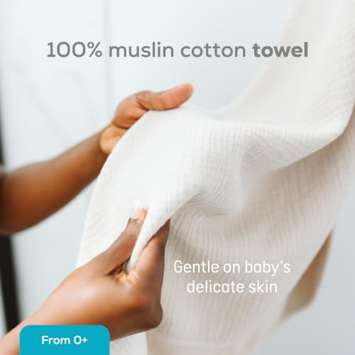Image of Angelcare Baby Bath Support Bundle, Bath Rinser & Hooded Towel, Aqua | Soft-touch ergonomic bath support, gentle rinser, and hooded towel create a cozy newborn bath routine from birth to 6 months.