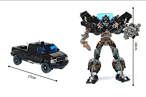Transformer Toys Optimus Prime Bumblebee Ironhide Megatron Starscream Ko Version Action Figure 7 Inch-Changes Into Toy Car (Color : Ironhide) #TOP2