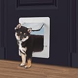 HIDROSIL Tunnel Detachable Pet Door for Dog and Cat with 2 Locking Modes, Magnetic Flap Design and D