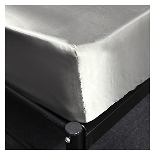 Drap d'été en soie Ice Silk grand bonnet 35cm pour lit King et Queen size