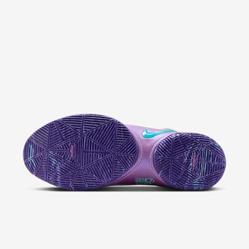 Lebron XXII “Mogul” Basketball Shoes (HV8454-001, Soft Pearl/Vivid Purple/Court Purple/Hyper Turquoise) Size 7.52