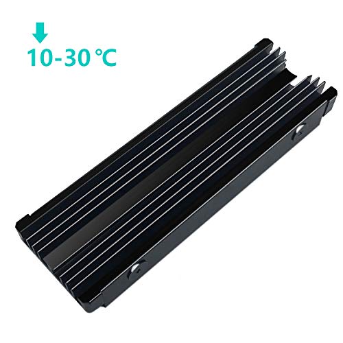 M.2 Heatsink Ssd Cooler For Ps5 Pcie Nvme Or Sata M2 2280 Ssd Cooling（Black 2 Pieces） #TOP3
