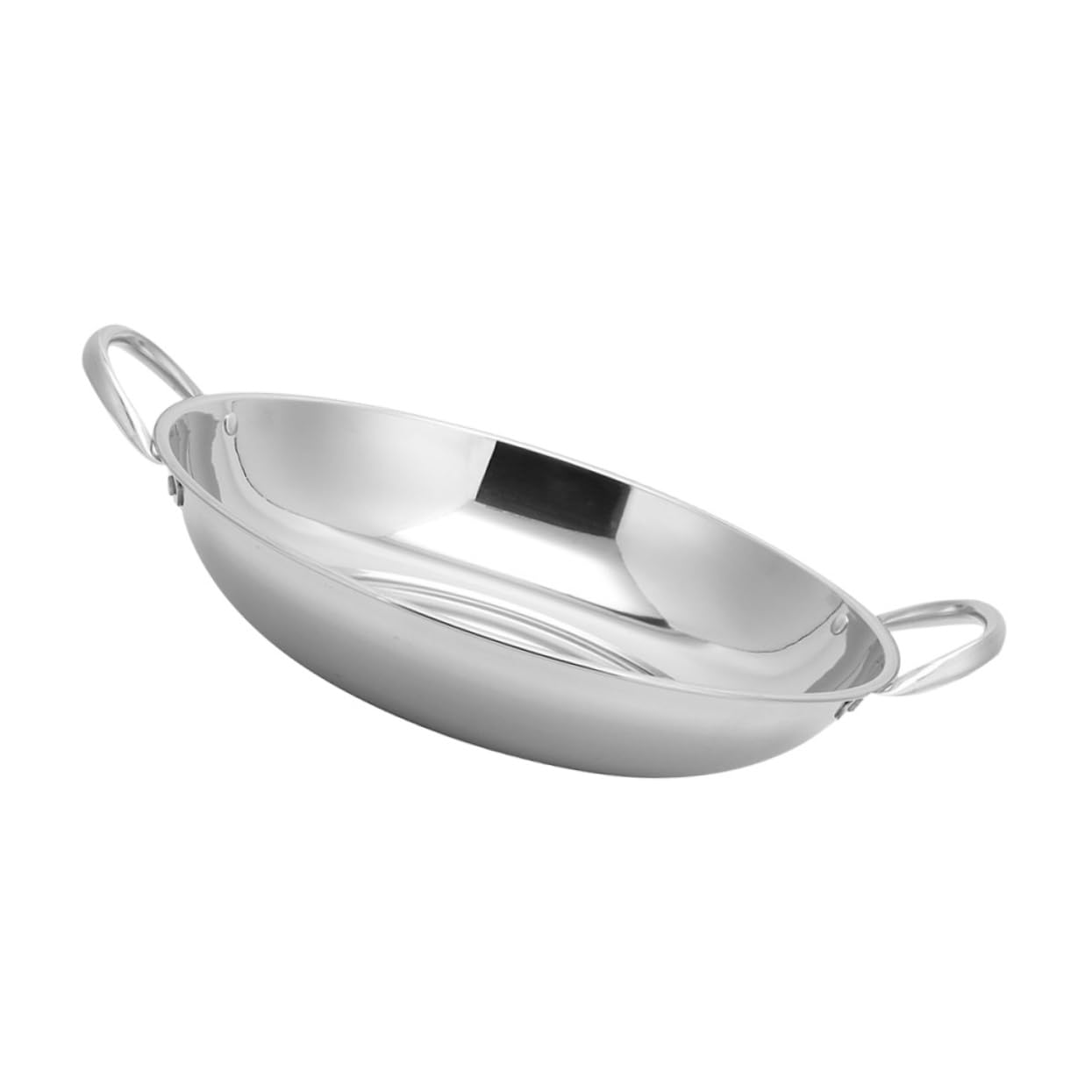 BESTonZON Large Capacity Camping Cook Pot Household Hot Pot Small Cooking Pot Cooking Pans Stainless Camping Cookware Large Cooking Pots Cooking Tool Household Pot Wok Pan Silver
