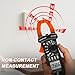 GOLDCHAMP Digital Clamp Meter Multimeter, True RMS 2000 Counts Auto-ranging ACV/DCV & ACA Tester, Measures Resistance, Diode, Continuity, NCV, with Backlight, Auto Off, MAX/MIN, Data Hold