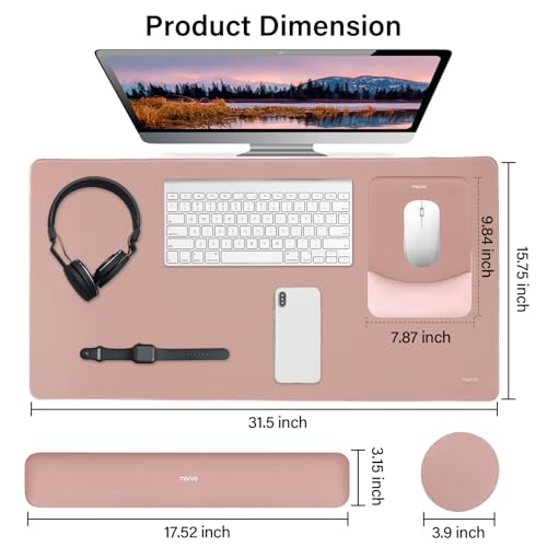 MOSISO Keyboard Mouse Pad Set