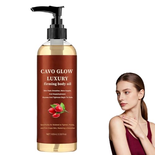 Duielly Cavo Glow Body Oil -100ml 2026 New Cavo Glow Luxury Firming Body Oil Gentle and non-irritating Firms the skin Suitable for All Skin Types (1 Bottle)