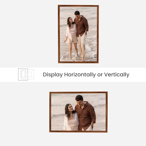 Image of Art Street Premium Photo Frame for living room, Classic Aesthetic Design Photo Frames for Photograph, Art Work, Kids Room Set of 9 (8x12 Inch, Brown)