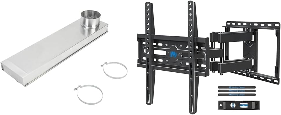 Whirlpool 4396037RP Genuine OEM Dryer Telescoping Vent Kit for Dryers & Mounting Dream TV Wall Mount for 32-65 Inch TV, TV Mount with Swivel and Tilt