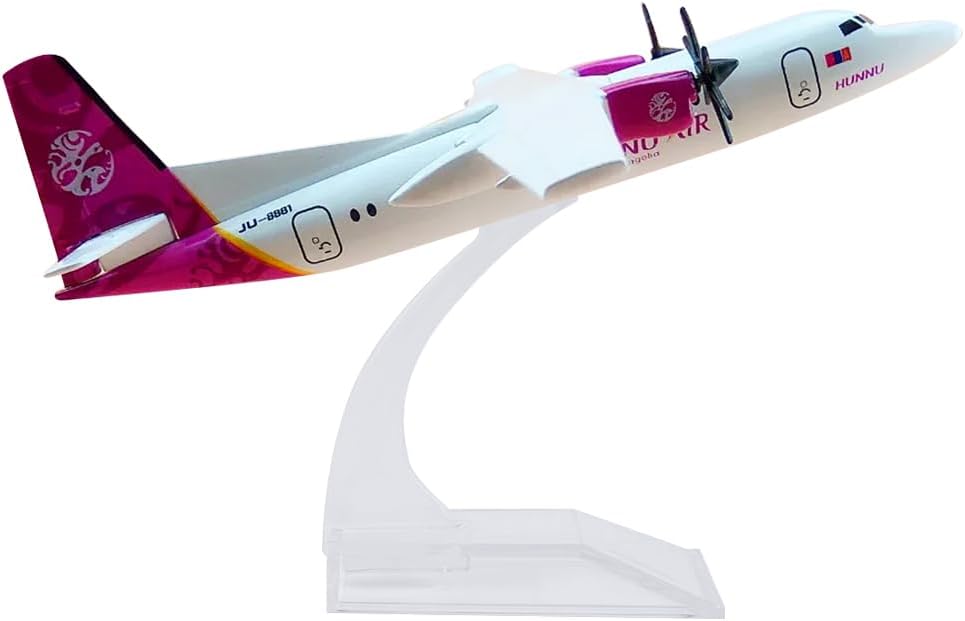 15cm Hunnu Air ATR72-500 Airplane Model Diecast Metal Aircraft