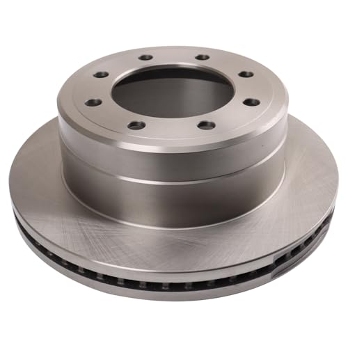 Image of TRQ Rear Brake Pad & Rotor Kit, with Chemical Kit Semi-Metallic Compatible with 2013-2019 Ford F-250 Super Duty F-350 Super Duty