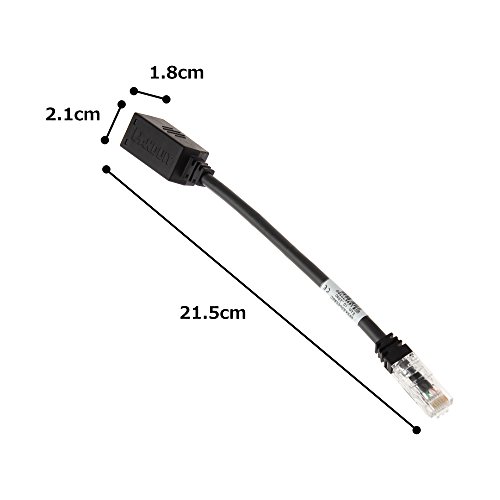 Image of Panduit Break-Away Apt,Cat6asdutp,8 inch,Bk BKA6ASD8INBL - 1 Each