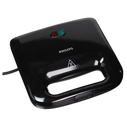 Philips HD 2393 820-Watt Sandwich Maker (Black)