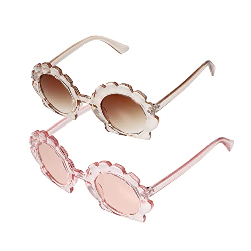 BESPORTBLE 2 Pairs Boys and Girls Sun Glasses Child Sunglasses for Boys Girls Fashion Baby Sunglasses Unique Shape for Party Carnival