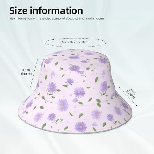 Image of Bucket Hat Double-Side-Wear Reversible Sun Hat Beach Travel Hiking for Women Men