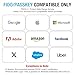 Thetis Nano-C FIDO2 Security Key Hardware Passkey Device with USB Type C, TOTP/HOTP, FIDO2.0 Two Factor Authentication 2FA MFA, Works with Windows/mac/iOS/Android/Linux/Gmail/Facebook/GitHub/Coinbase