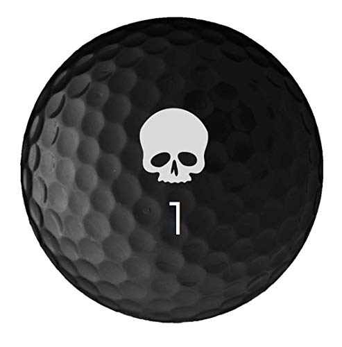Deadspin Golf - Ds Tour Golf Balls - Premium 3 Piece Urethane Golf Balls With Deadsoft Core - 75% Compression - Soft Feel - 316 Dimple Pattern - Max Distance & Control - 12 Matte Black Golf Balls #TOP1