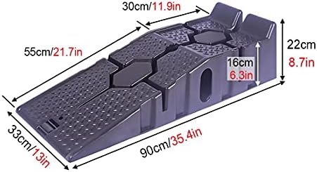Car Ramps for Oil Changes, 6.7in Car Lift Low Cars Truck Ramp for Vehicle Maintenance, Single Load 1.5 Ton (Size : 1 Pack)