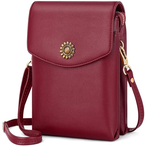 Image of Peacocktion Small Crossbody Bags for Women Travel Cell Phone Purse RFID Wallet Purses with Adjustable Strap Trendy