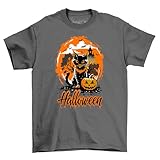 Photo Gallery halloween_259 cat-o-lantern t-shirt - meowtastic and spooktacular! divertente maglietta unisex per fanatici felini. perfetto per halloween!, grigio, xxl Photo Gallery halloween_259 cat-o-lantern t-shirt - meowtastic and spooktacular! divertente maglietta unisex per fanatici felini. perfetto per halloween!, grigio, xxl