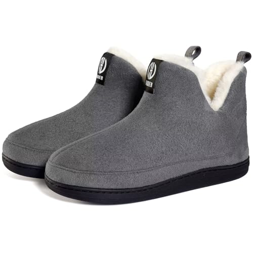 Chaussons chauds montants en peluche anti-froid pour un hiver confortable