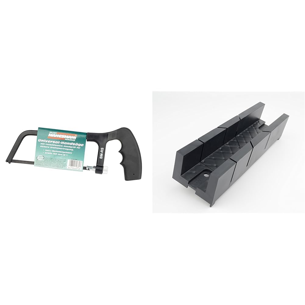 Mannesmann Säge 6" mit Sägeblatt & Werkzeuge M 360 Kunststoff-Schneidlade, 245 mm