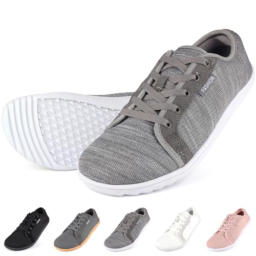 Unisex Zapatillas Barefoot Con Wide Hombre Mujer Minimalista Barefoot Shoes Transpirables Cómodas Casual Deportivas Ligeras Zapatos Fitness Transpirable Sneakers 42 Gris Claro Unisex Zapatillas Barefoot Con Wide Hombre Mujer Minimalista Barefoot Shoes Transpirables Cómodas Casual Deportivas Ligeras Zapatos Fitness Transpirable Sneakers 42 Gris Claro