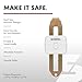 SABRE Compact Travel Door Lock, Portable Security Lock for Travel, Hotels, & Rentals, Withstands 650 lbs of Force, Installs in Seconds, No Tools Required, Lightweight & Small for Easy Carry