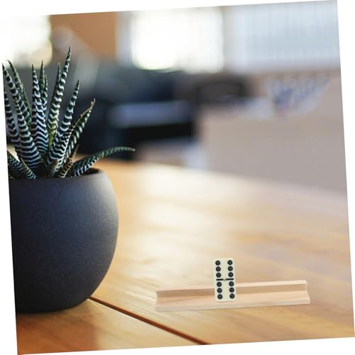 Bases de Madera Multiusos para Domino 6 Piezas miniatura 4