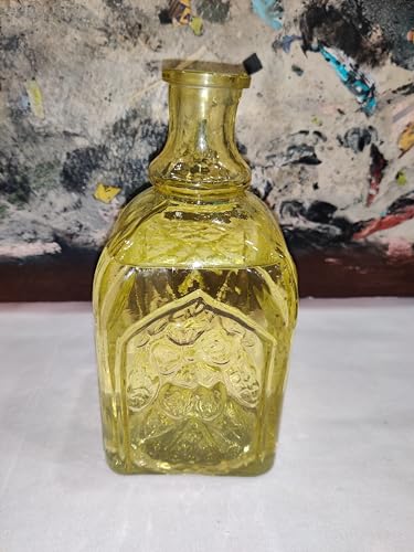 Best Decorative Vases: Glass vs Ceramic 53 Colored Glass Vase. Yellow Color Victorian English Period Look an...