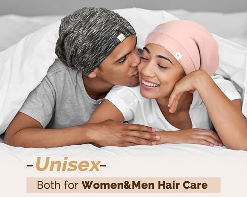 image for YANIBEST Silk Satin Bonnet Hair Wrap for Sleeping, Adjustable Slouchy 