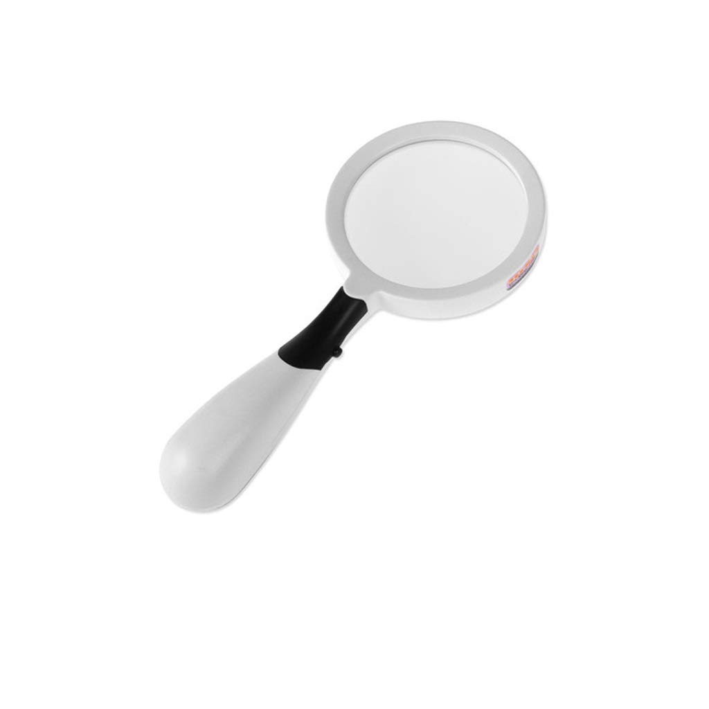 SaryEdge Handheld Magnifier Illuminated Reading Magnifying Glass Lens Jewelry Loupe Ideal for Reading, Crafts, Hobby,