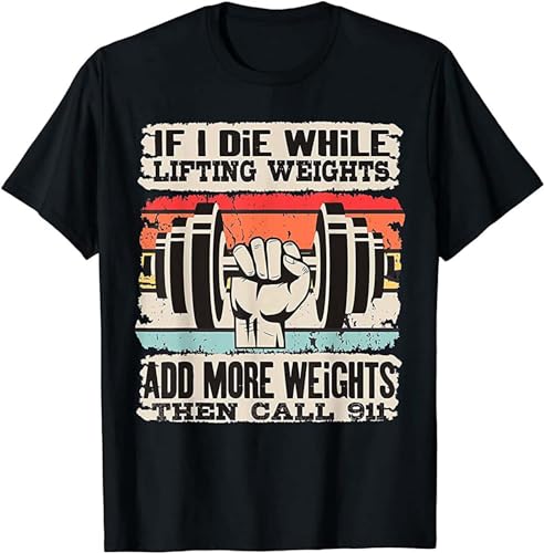 Men's Funny Workout Gym Design Great Gift Idea Tee T-Shirt S-3XL Black L