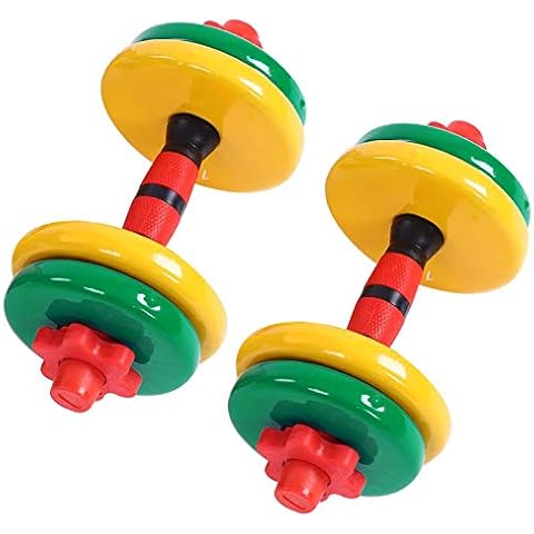 Dumbbells Weights Set 10kg For Men Women Adjustable Dumbbells Sets Women Childrens Weights Exercise Set Dumbbell Hand Weight Barbell For Bodybuilding Fitness Weight Lifting Training Home Gym Cover