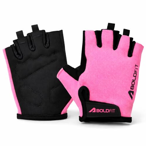 Image of Boldfit Gym Gloves for Women Workout Unisex Cushion Hand Gloves for Gym for Women for Cycling, Weightlifting, Workout Comfortable Fit Bike Riding, Cycling Handgloves - Coregrip