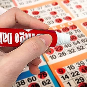 12 couleurs Bingo Dabbers, Ohuhu Kit de marqueurs de points avec un bloc de 30 pages