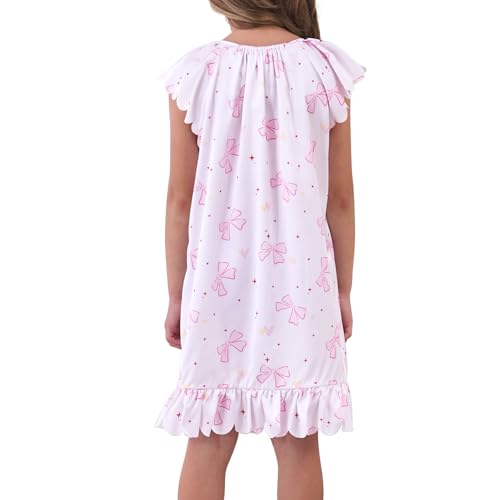 JESKIDS Girls Nightgowns for Kids Toddler Satin Nightdress Pajama Clothes2