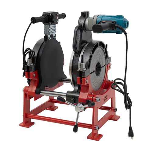 Electric Plastic Welder & Pipe Fusion Welding Machine, 3800W Butt Welder for PE/PP Pipes 3.5-9.8 Inch, Industrial-Grade for Plumbing, Gas, Construction