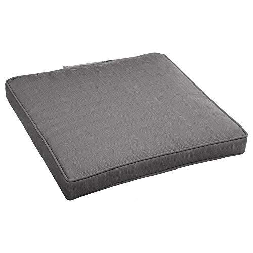 HESPERIDE Galette de Chaise - 40 x 40 cm - Ardoise