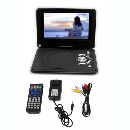 Denash Reproductor de DVD de Automóvil Portátil de 12 Pulgadas con Reproducción Full HD de 1080p para el Entretenimiento en el Cine en Casa (Black)